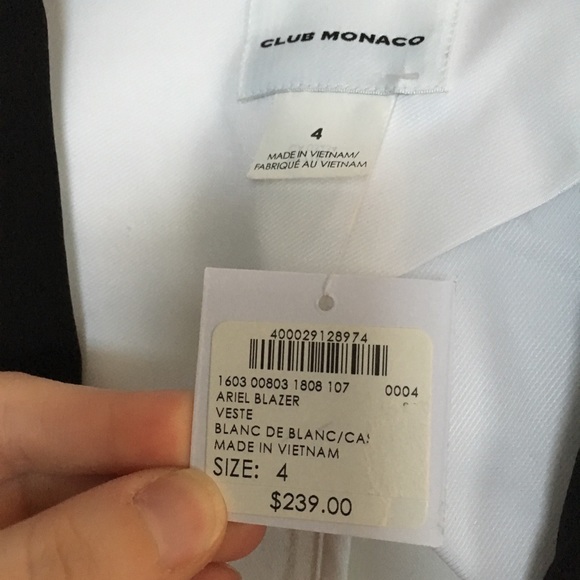 Club Monaco Blazer BNWT! - Picture 3 of 3